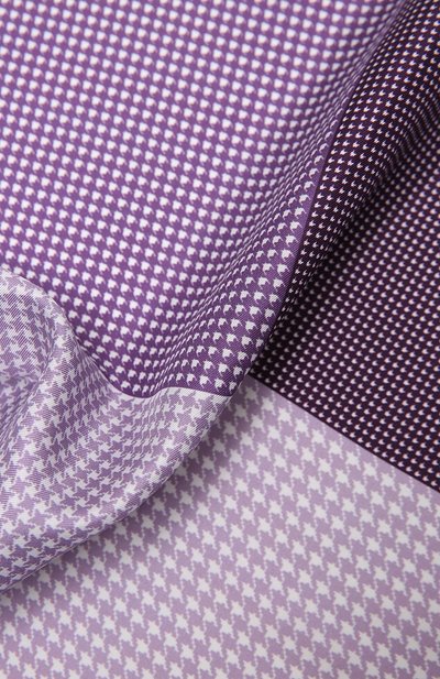 Шелковый платок LANVIN фиолетового цвета по цене 7995 руб., арт. 5832/HANDKERCHIEF, фото 3 Шелковый платок LANVIN, арт. 5832/HANDKERCHIEF, фото 3