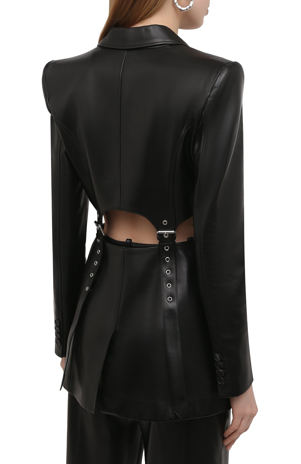 Кожаный жакет ALEXANDER MCQUEEN, арт. 659732/Q5AFZ, фото 4