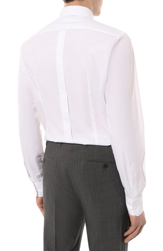 Хлопковая сорочка Dolce & Gabbana G5EJ0T/FUEEE Белый  G5EJ0T/FUEEE Фото 5