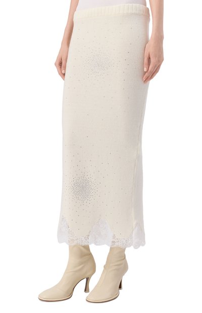 Юбка из шерсти и вискозы GIUSEPPE DI MORABITO, арт. 05FWKND362YC 05359, фото 3