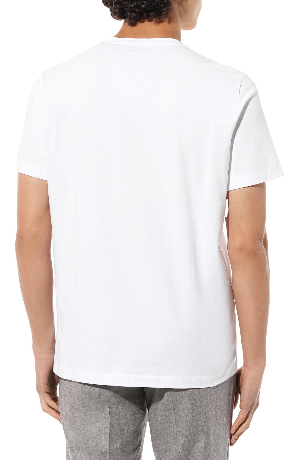 Хлопковая футболка CORNELIANI, арт. 92G577-3825007, фото 4