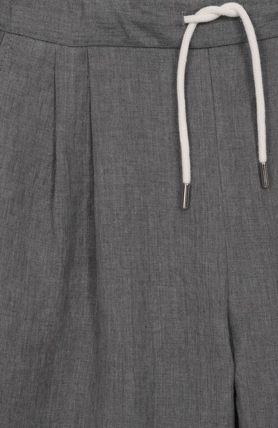 Льняные брюки BRUNELLO CUCINELLI, арт. BH249P113B, фото 3