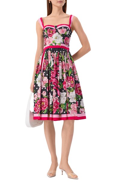 Хлопковое платье DOLCE & GABBANA, арт. I6JP3W/HH5ER, фото 2