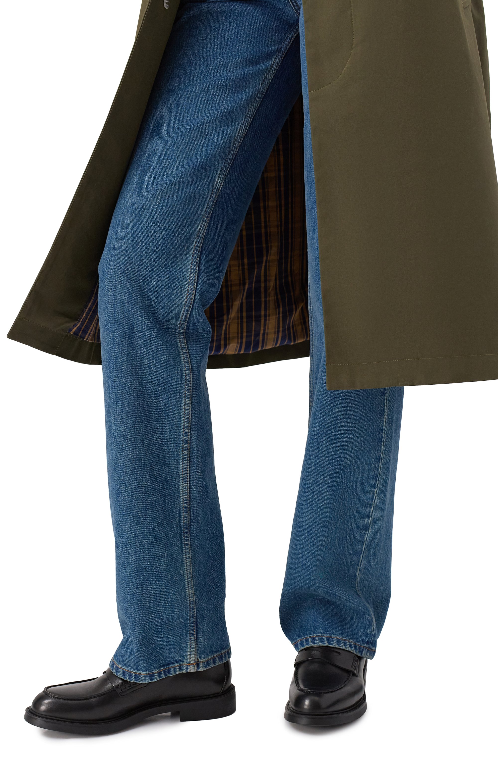 Кожаные пенни-лоферы DOUCAL'S, арт. DD8664BRUGUF214N, фото 3