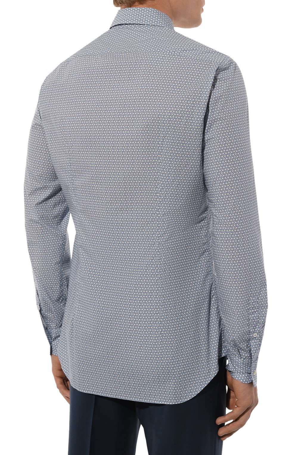 Хлопковая рубашка PRADA, арт. UCM608-1VYJ-F0013, фото 4