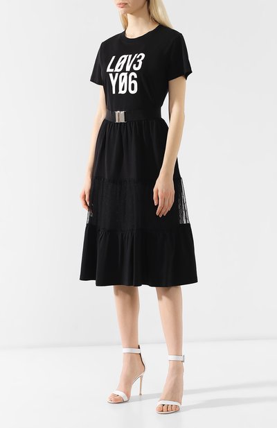 Хлопковое платье REDVALENTINO, арт. RR3MJ00U/XFW, фото 3