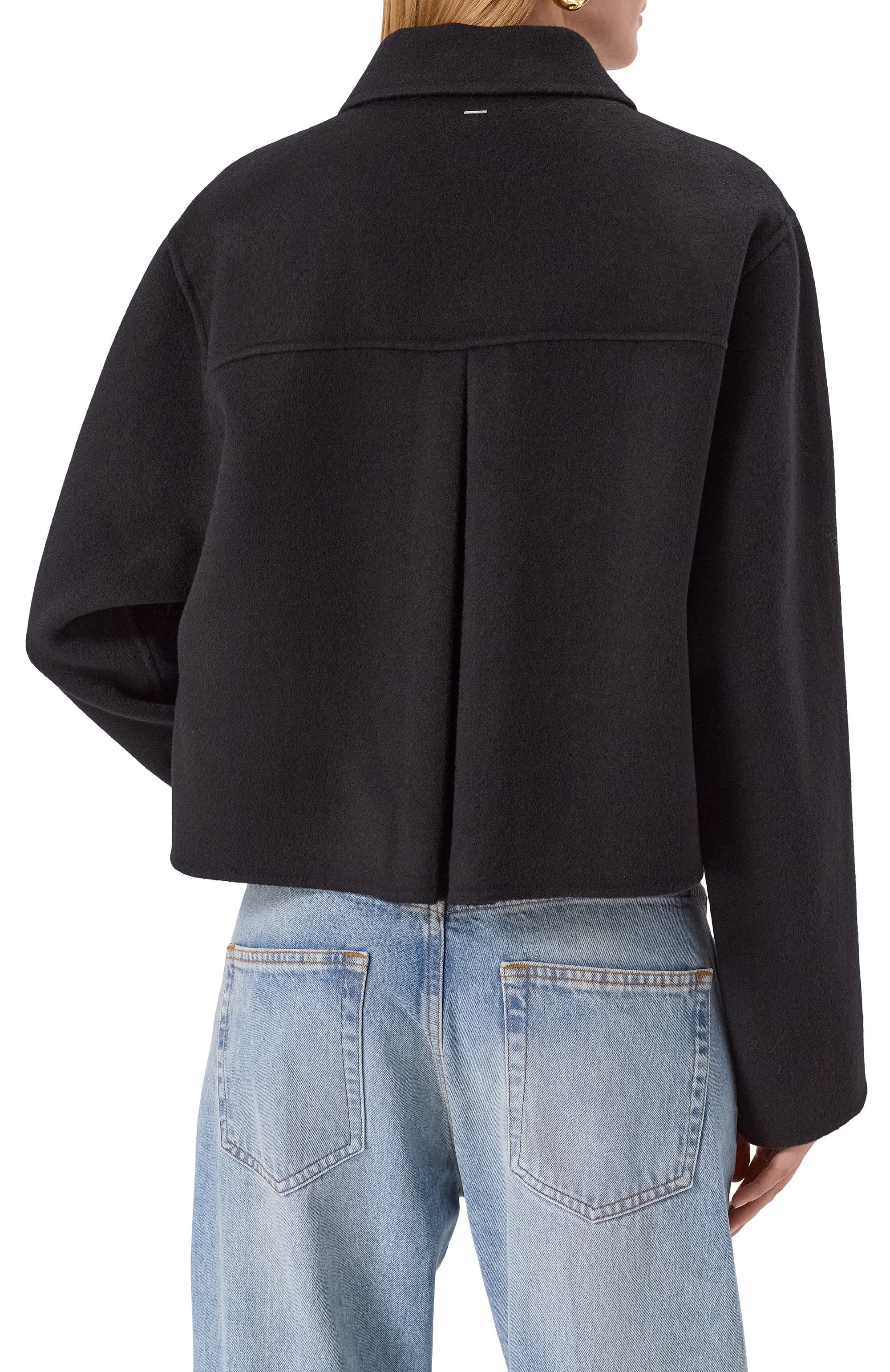 Шерстяное полупальто BOSS, арт. 50546091, фото 4