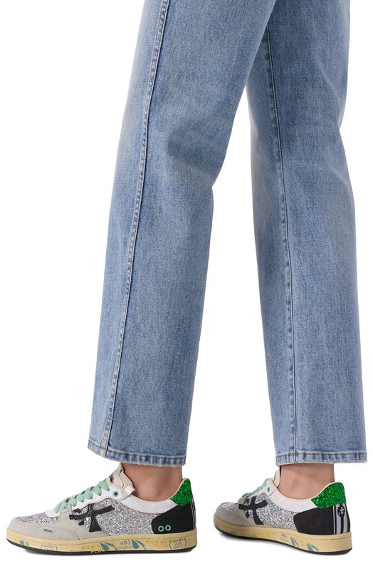 Комбинированные кеды Bskt Clay-D Premiata BSKTCLAD/VAR 8165 Серебряный  BSKTCLAD/VAR 8165 Фото 2