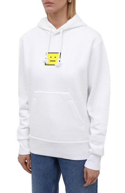 Хлопковое худи ACNE STUDIOS, арт. CI0073/W, фото 3