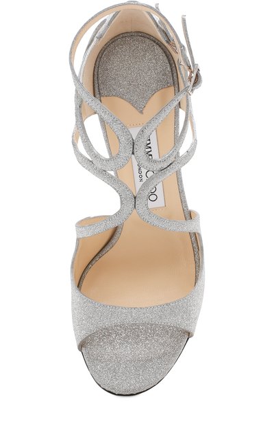 Босоножки lang с глиттером JIMMY CHOO, арт. LANG/IGT, фото 5