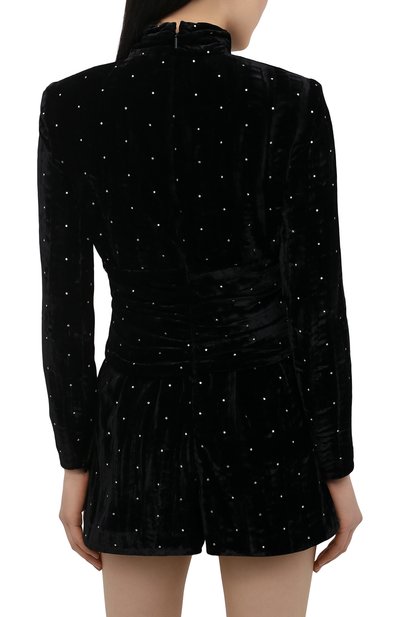 Бархатный комбинезон SAINT LAURENT, арт. 644606/Y130R, фото 4