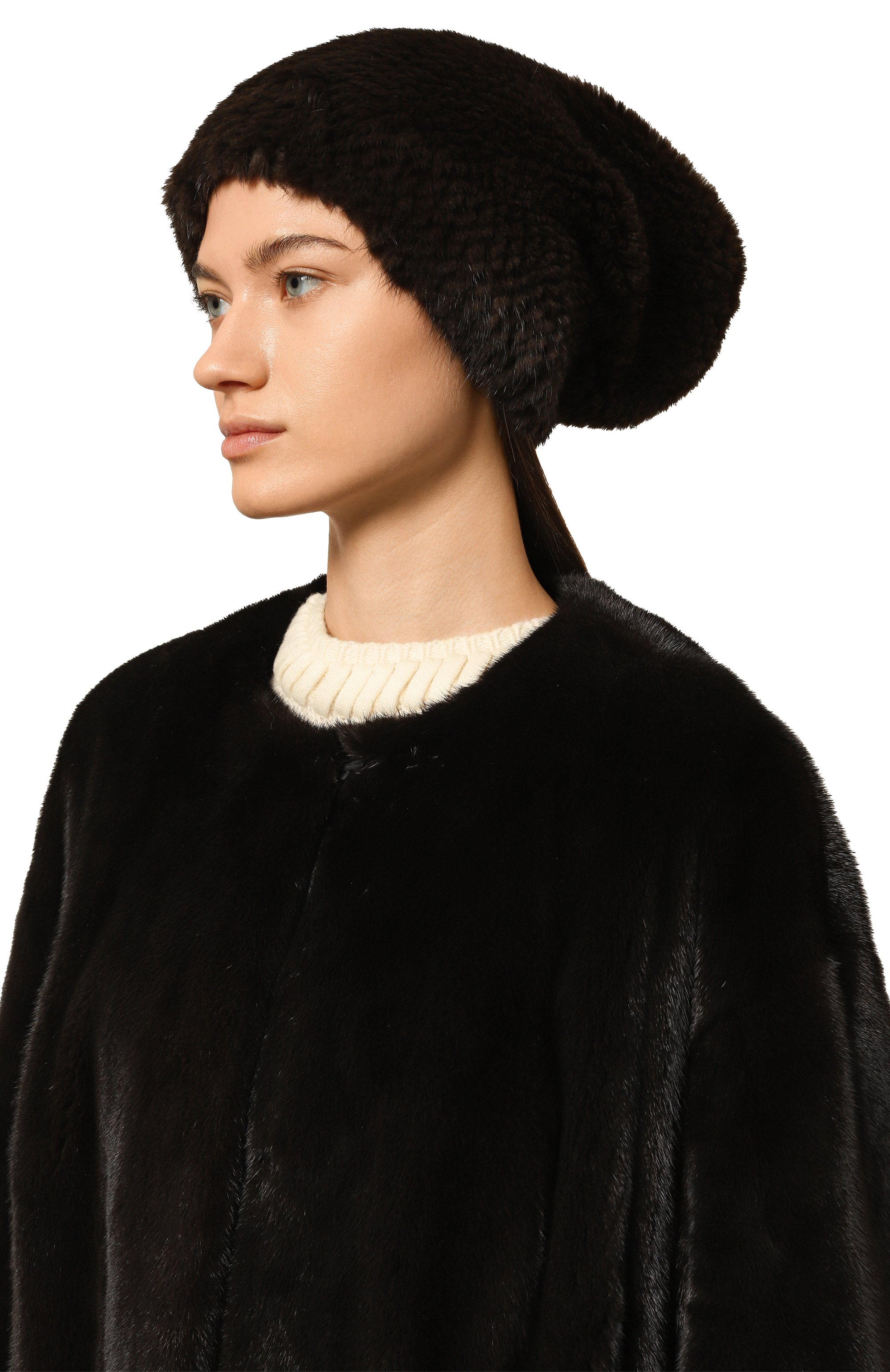 Меховая шапка из норки VICTORIA KUSENKOVA, арт. 050250004071, фото 2