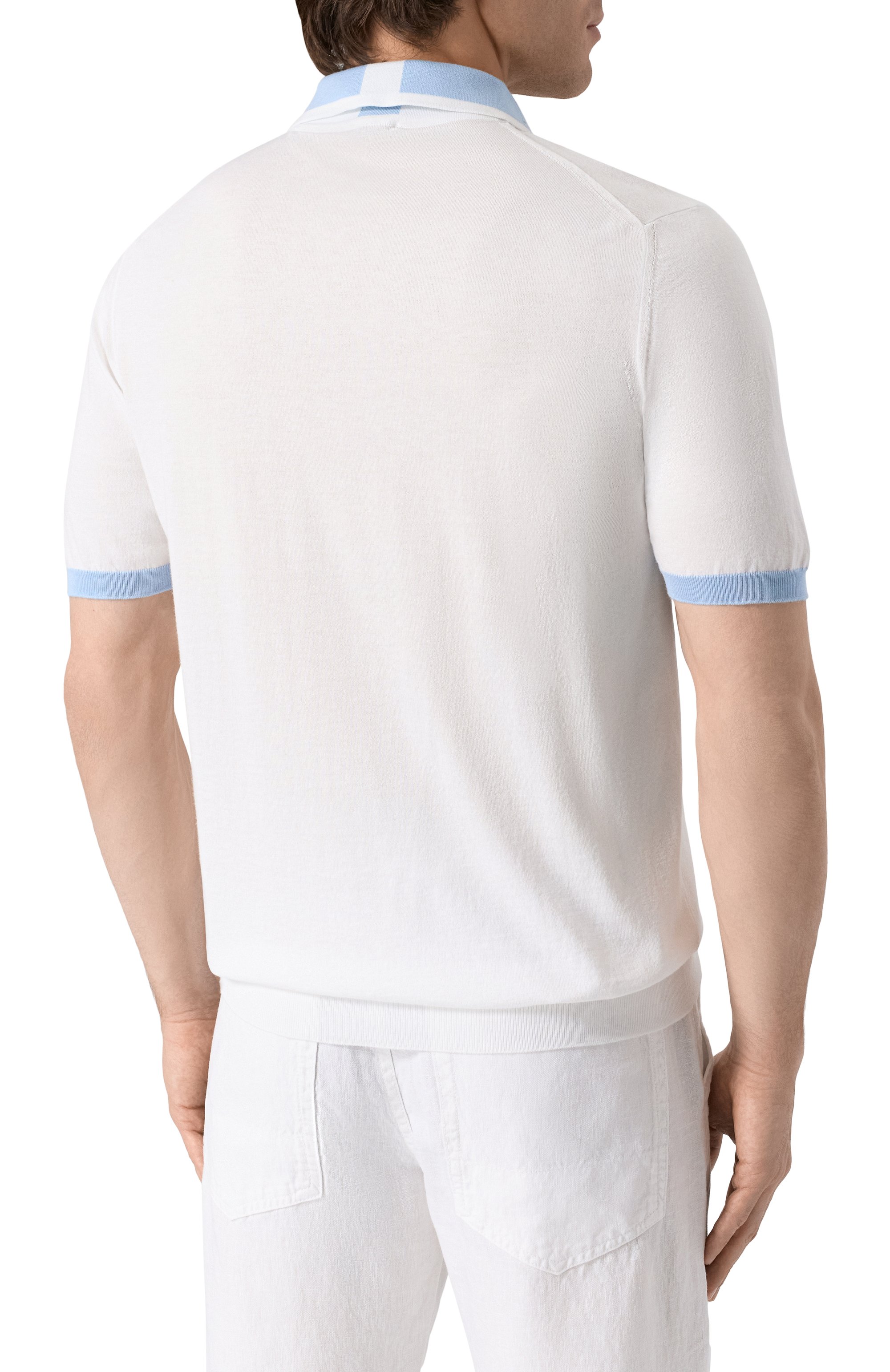 Хлопковое поло KITON, арт. UMK0571V108A, фото 4