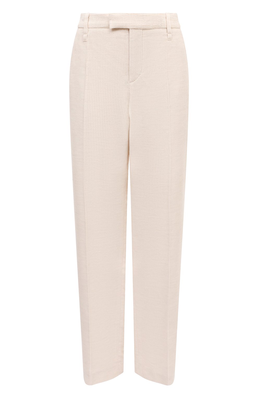 Вельветовые брюки BRUNELLO CUCINELLI кремового цвета по цене 168000 руб., арт. MP576P8699, фото 1 Вельветовые брюки BRUNELLO CUCINELLI, арт. MP576P8699, фото 1