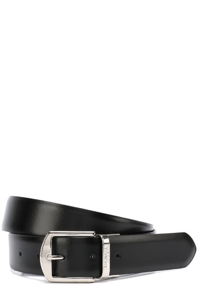 Кожаный ремень с металлической пряжкой CANALI черного цвета по цене 22050 руб., арт. KA00036/50, фото 1 Кожаный ремень с металлической пряжкой CANALI, арт. KA00036/50, фото 1