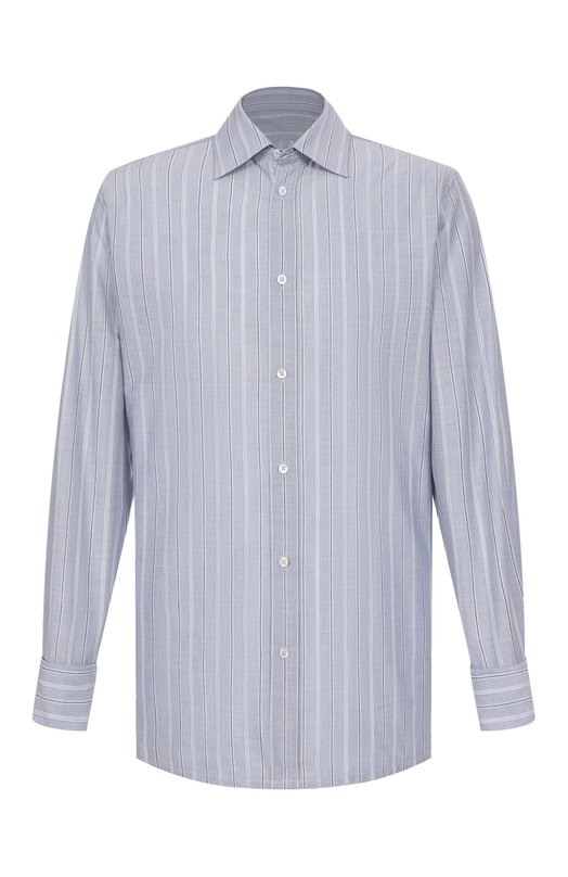Хлопковая рубашка Maison Margiela S50DT0048/M35281 Голубой S50DT0048/M35281