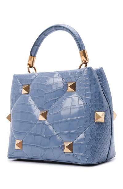 Сумка roman stud small из кожи аллигатора VALENTINO, арт. WW2B0I97/SXY/AMIS, фото 4