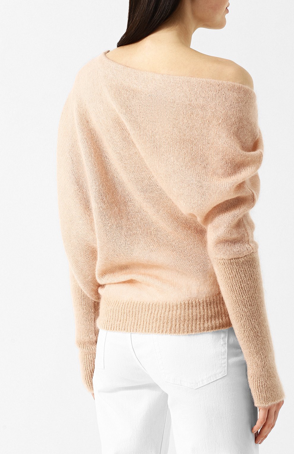 Однотонный пуловер с открытым плечом TOM FORD, арт. MAK822-YAX172, фото 4