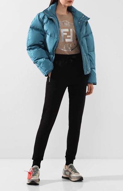 Хлопковая футболка FENDI, арт. FAF073 AB4E, фото 2