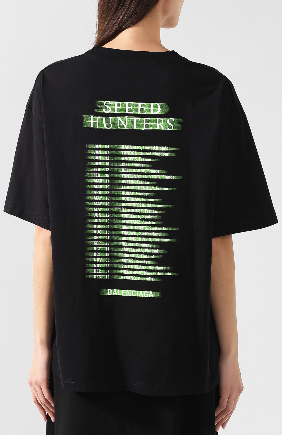 Хлопковая футболка BALENCIAGA, арт. 556089/TCV38, фото 4