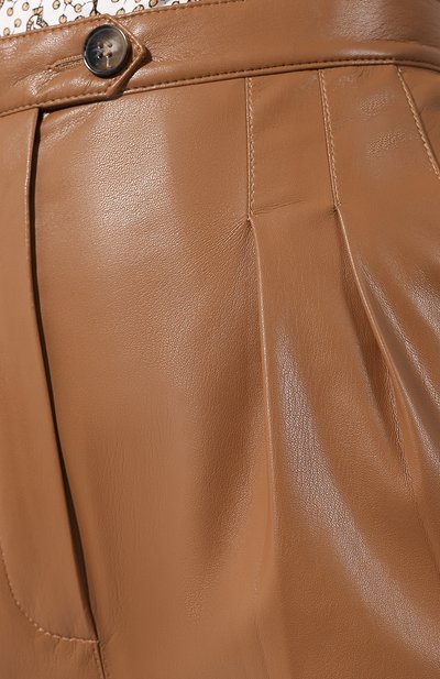 Брюки NANUSHKA, арт. MITSU_BR0WN_VEGAN LEATHER, фото 5