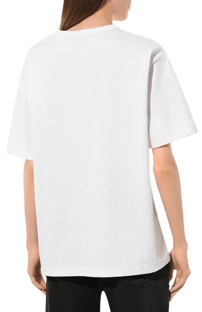 Хлопковая футболка AECA WHITE, арт. AWCMSSBDTTSST010C0, фото 4