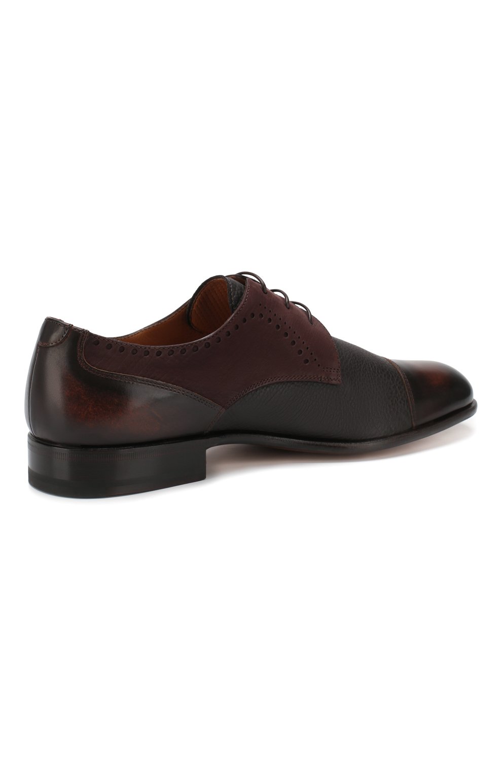 Кожаные дерби MORESCHI коричневого цвета по цене 64850 руб., арт. 43358/EM, фото 4 Кожаные дерби MORESCHI, арт. 43358/EM, фото 4