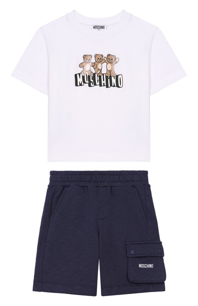 Комплект из футболки и шорт MOSCHINO, арт. HUG00W/LCA88_001
