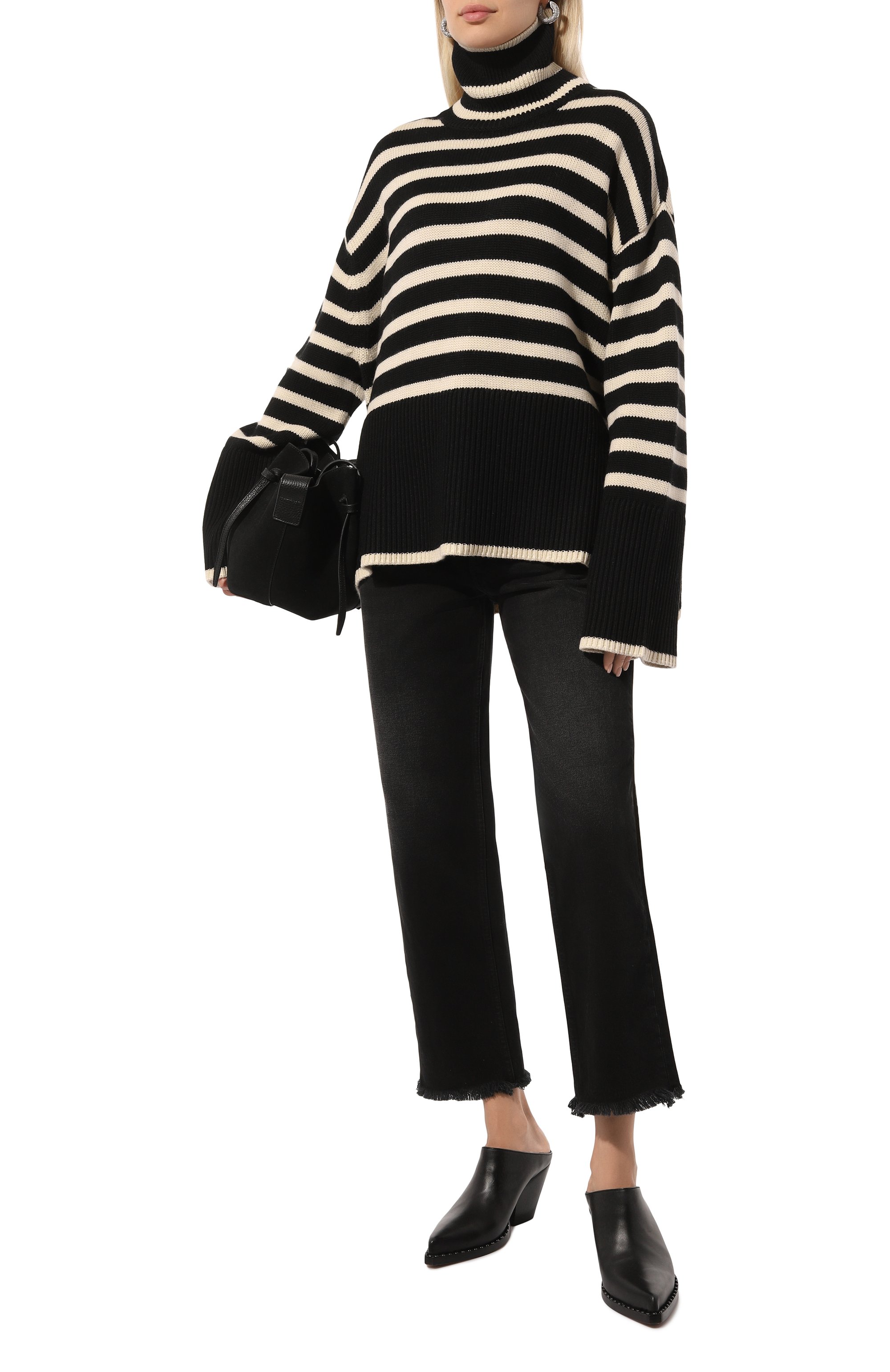 Свитер из шерсти и хлопка TOTEME, арт. 212-562-758, фото 2