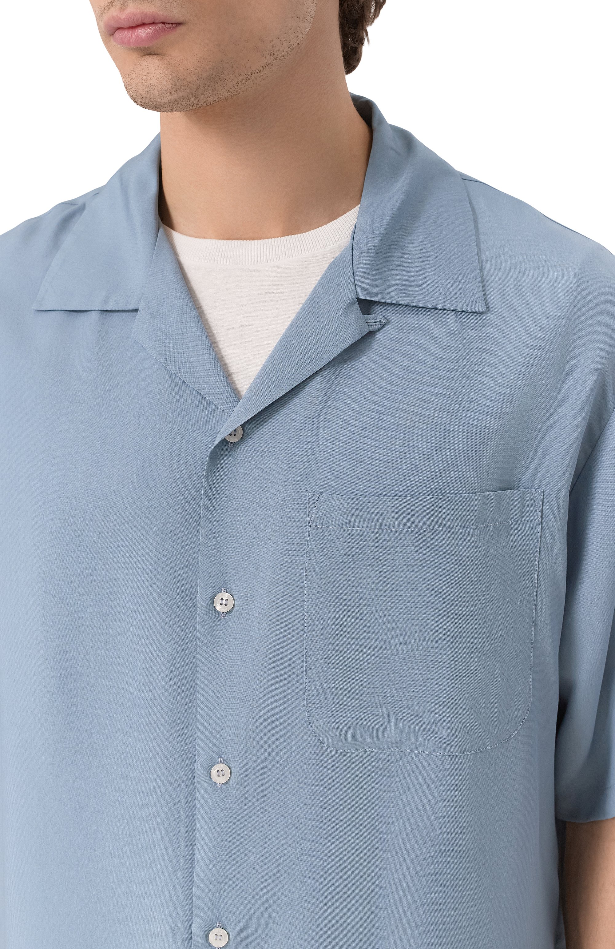 Рубашка из вискозы MSGM, арт. 3840ME03X/257007, фото 5