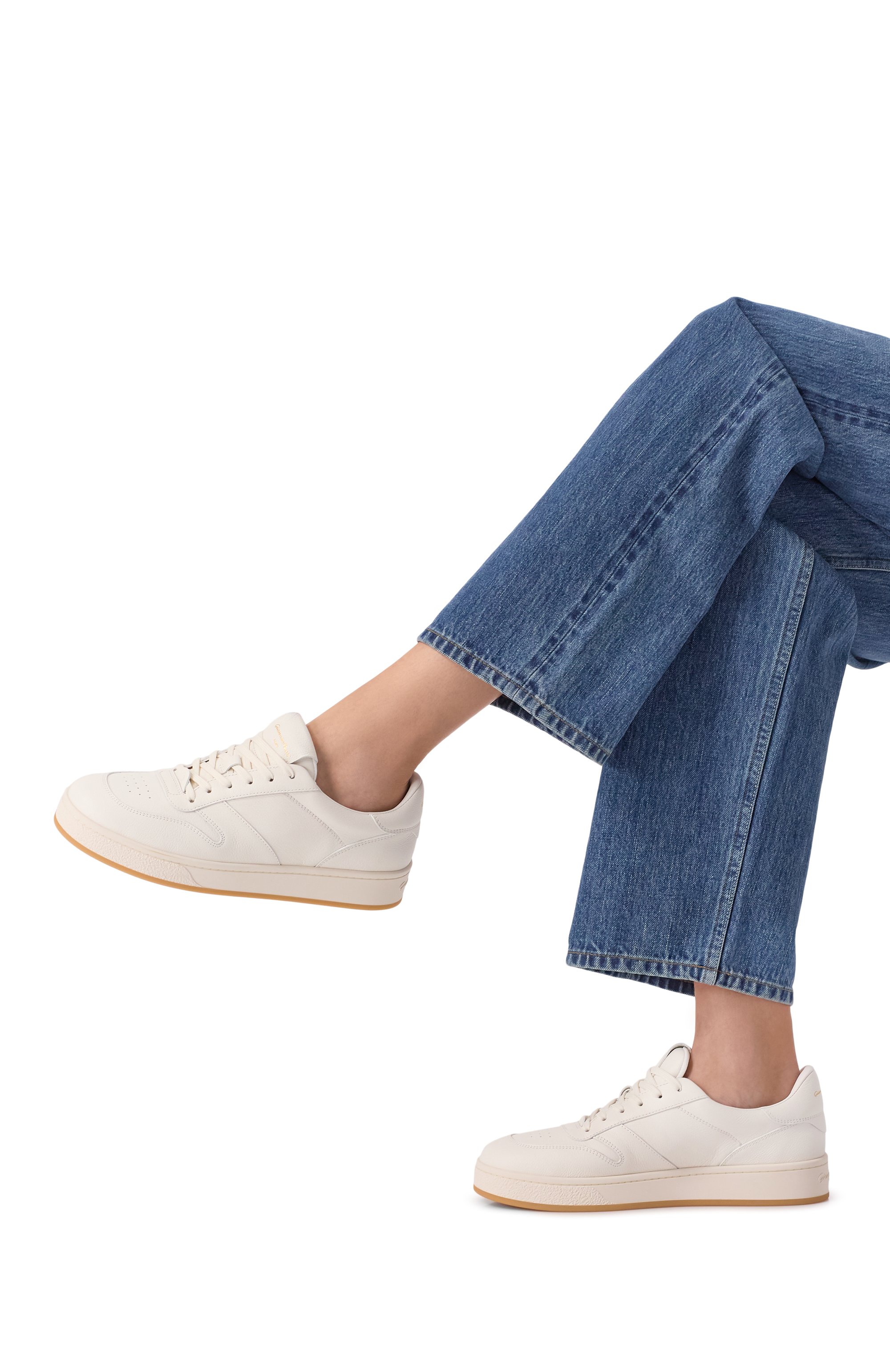 Кожаные кеды slam GIANVITO ROSSI, арт. G25480.FXSBIAN, фото 3