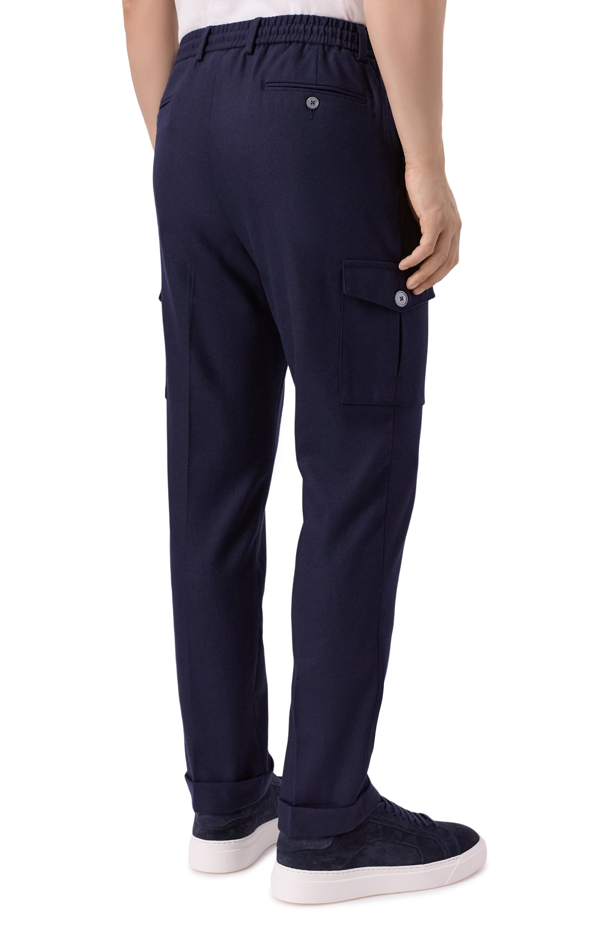 Шерстяные брюки-карго GRAN SASSO, арт. 76111/51306, фото 4