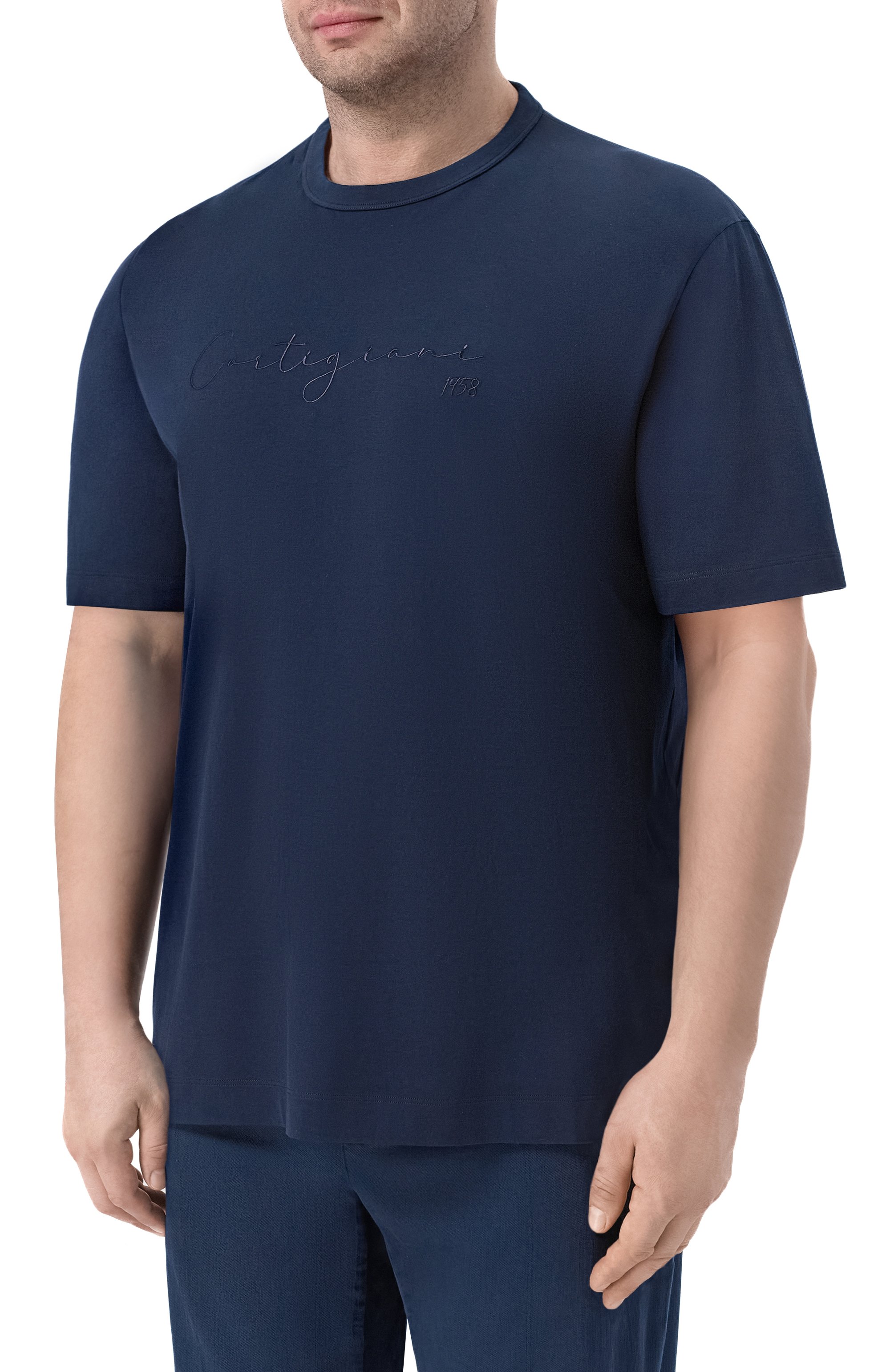 Хлопковая футболка CORTIGIANI, арт. 4AJ601, фото 3