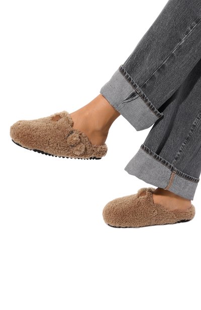 Меховые сабо megeve SIMONETTA RAVIZZA бежевого цвета по цене 61550 руб., арт. F03S011H12, фото 3 Меховые сабо megeve SIMONETTA RAVIZZA, арт. F03S011H12, фото 3