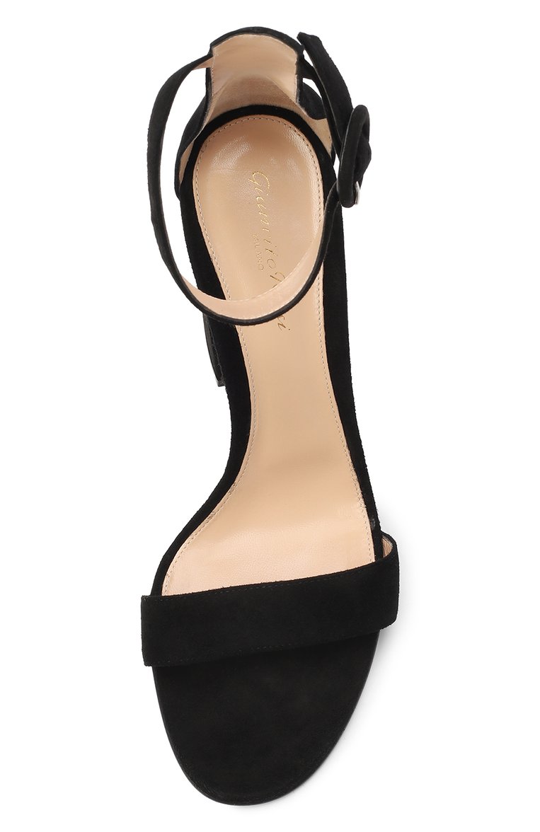 Замшевые босоножки versilia 100 GIANVITO ROSSI, арт. G60379.00RIC.CAMNER0, фото 4