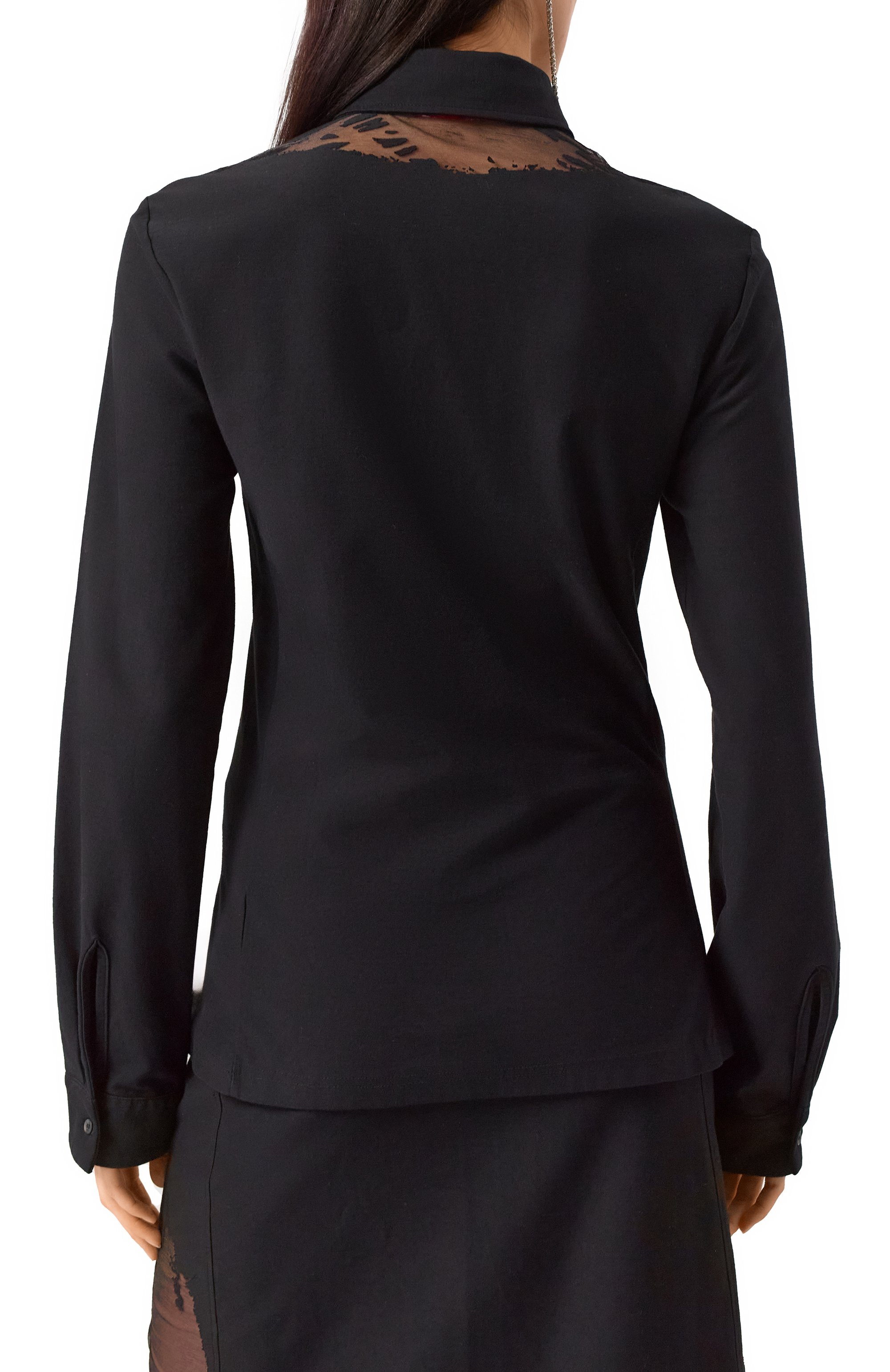 Хлопковая рубашка DIESEL, арт. A16393/0SHAY, фото 4