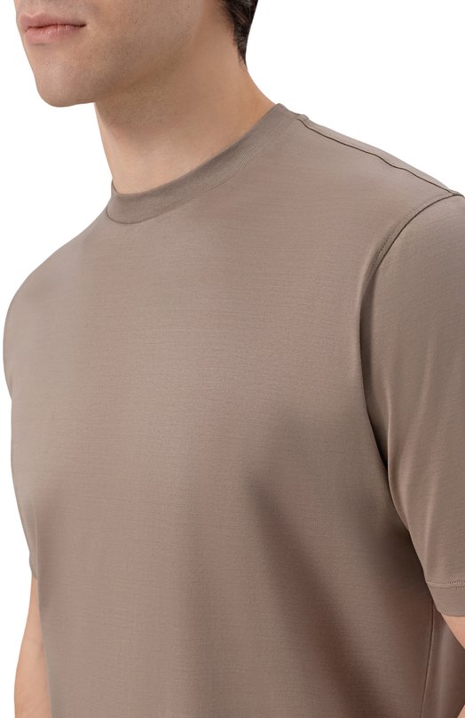 Хлопковая футболка MVST M26.CSM.K422/C0T0NE NE.80/2 Бежевый  M26.CSM.K422/C0T0NE NE.80/2 Фото 5