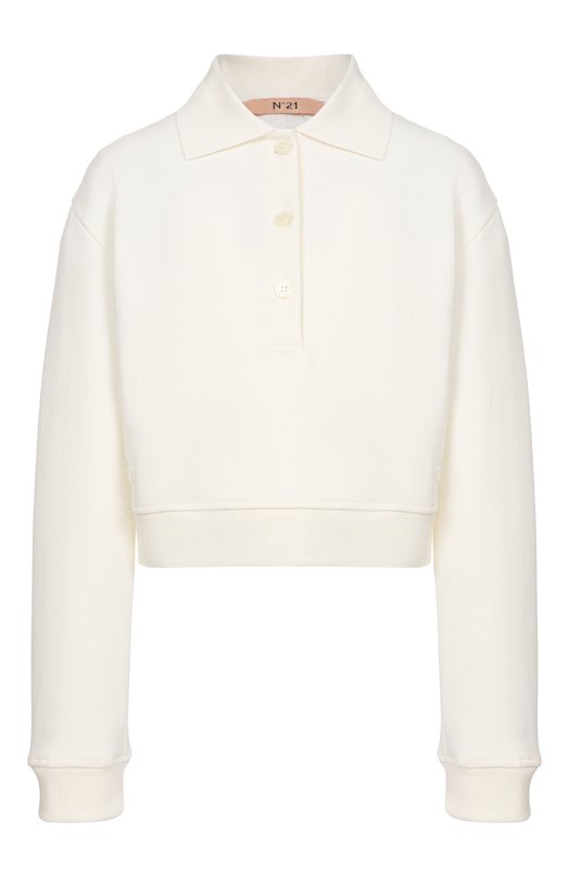 Хлопковое поло N21 E021/4089 Белый E021/4089