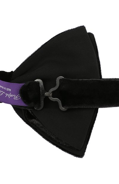 Галстук-бабочка RALPH LAUREN черного цвета по цене 12600 руб., арт. 434789868, фото 3 Галстук-бабочка RALPH LAUREN, арт. 434789868, фото 3