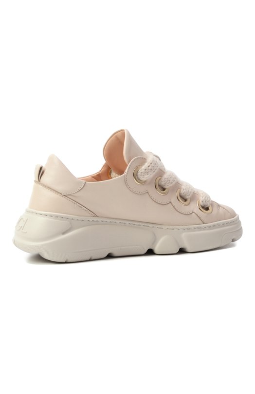 Кожаные кроссовки Soft Bubble AGL D938055PG/S0FTY Кремовый  D938055PG/S0FTY Фото 5
