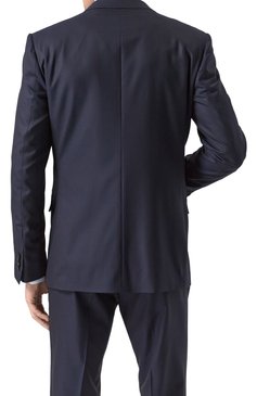 Мужской шерстяной костюм ZEGNA темно-синего цвета, арт. 221225/C22571 | Фото 5 (Материал внешний: Шерсть; Рукава: Длинные; Драгоценные камни: Проставлено; Материал сплава: Проставлено; Стили: Классический; Костюмы М: Однобортный)