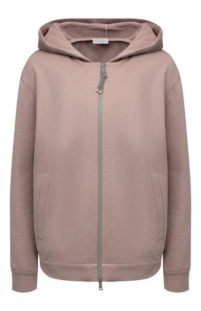 Женский хлопковая толстовка BRUNELLO CUCINELLI, арт. MH827SA306