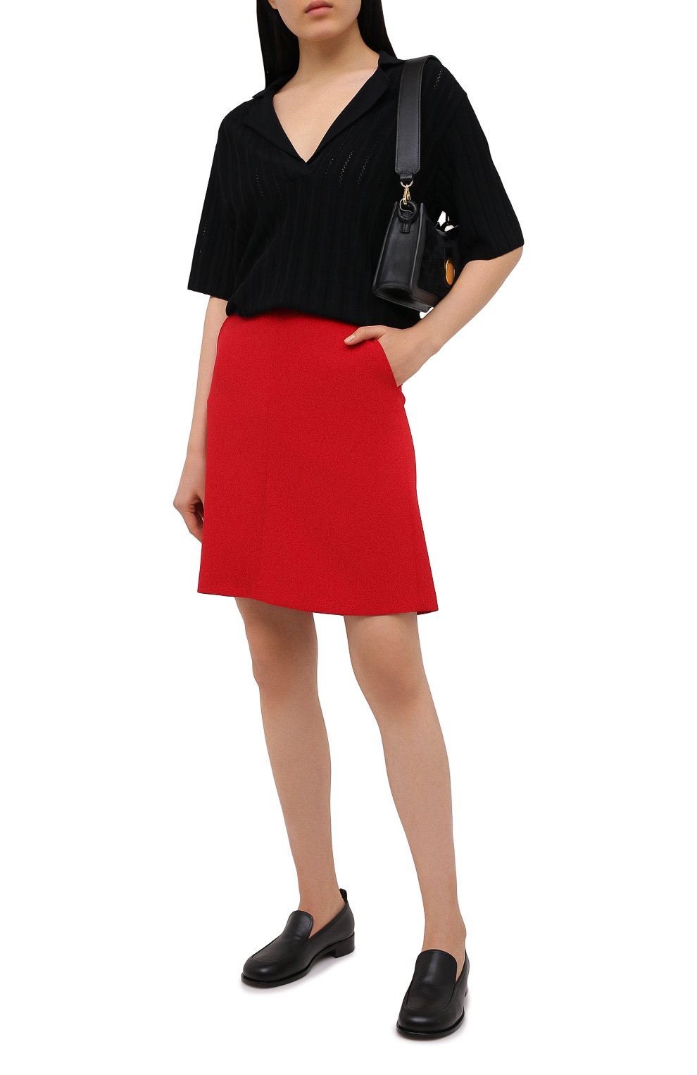 Юбка REDVALENTINO красного цвета по цене 29950 руб., арт. VR3RAF75/5LB, фото 2 Юбка REDVALENTINO, арт. VR3RAF75/5LB, фото 2