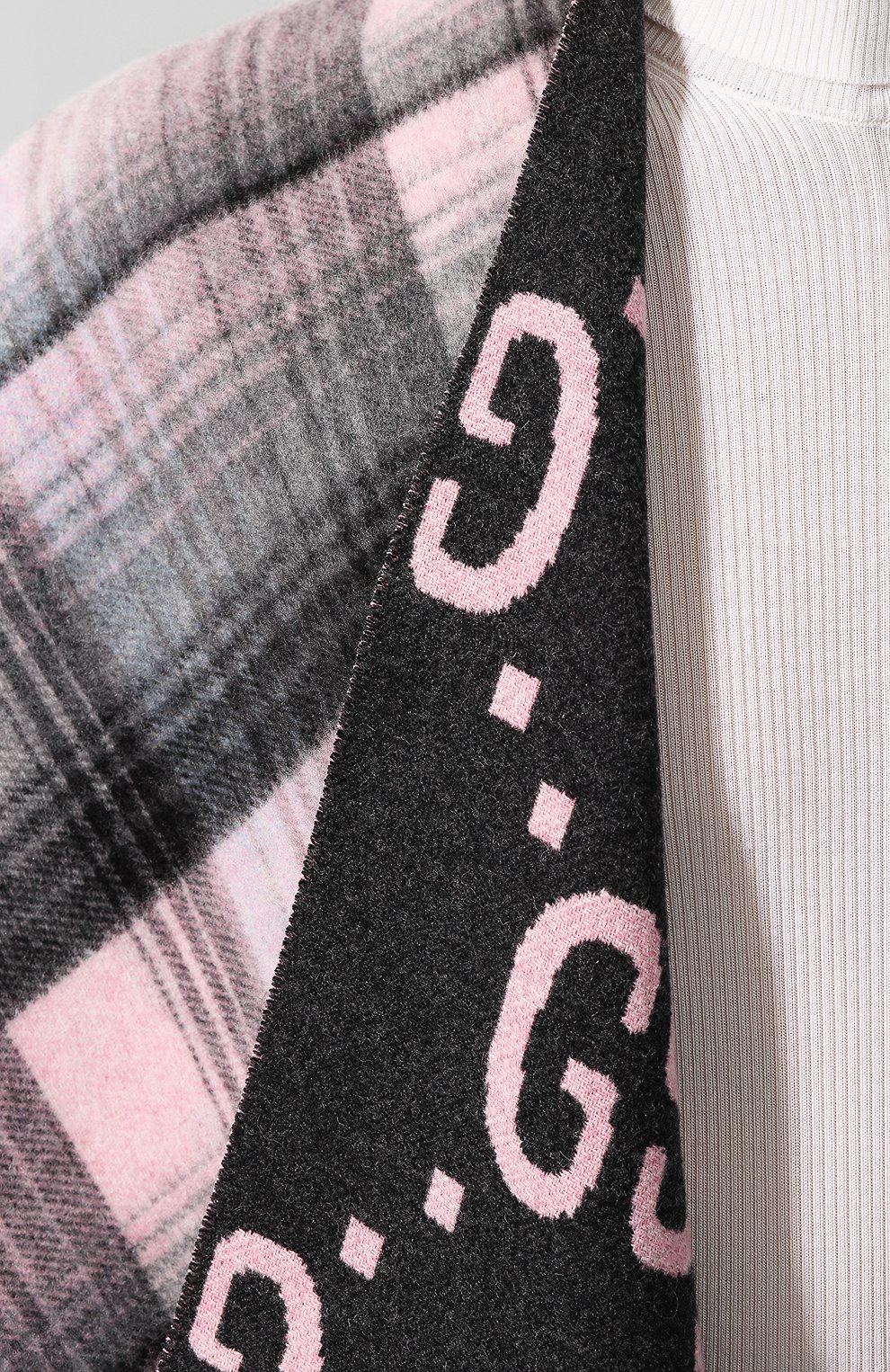 Шерстяное пончо GUCCI, арт. 553118/3G200, фото 5