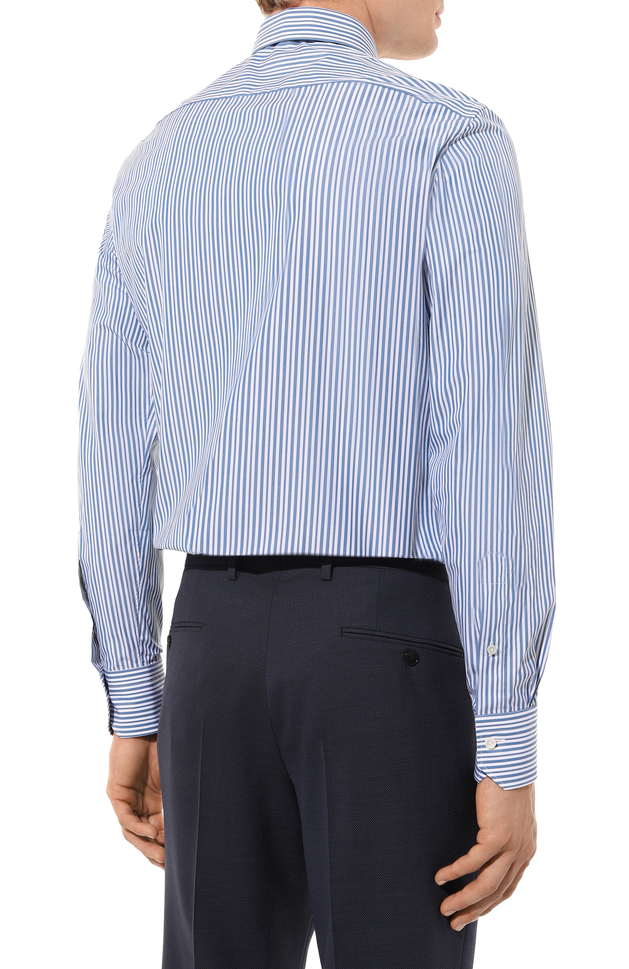 Хлопковая сорочка ZEGNA, арт. 701015A7/9MS0JI, фото 4