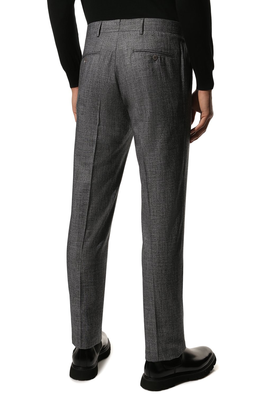 Брюки из шерсти и хлопка STEFANO RICCI, арт. *M5T022T003/BI25HC, фото 4