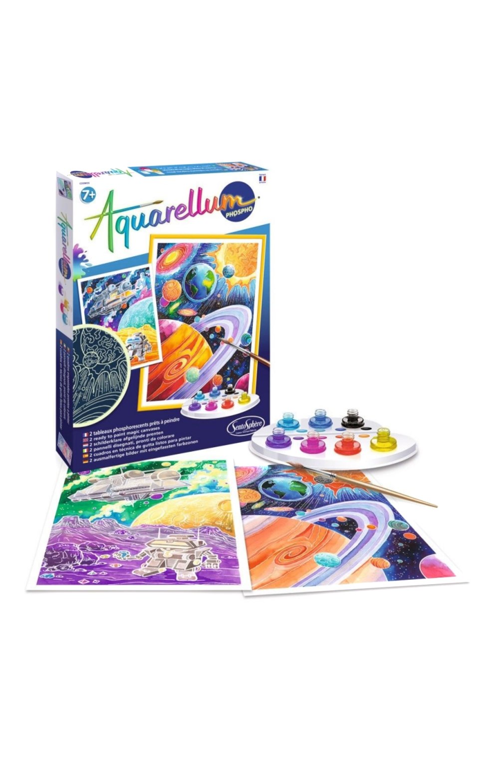 Акварельная раскраска космос SENTOSPHERE разноцветного цвета по цене 3250 руб., арт. 6413, фото 1 Акварельная раскраска космос SENTOSPHERE, арт. 6413, фото 1