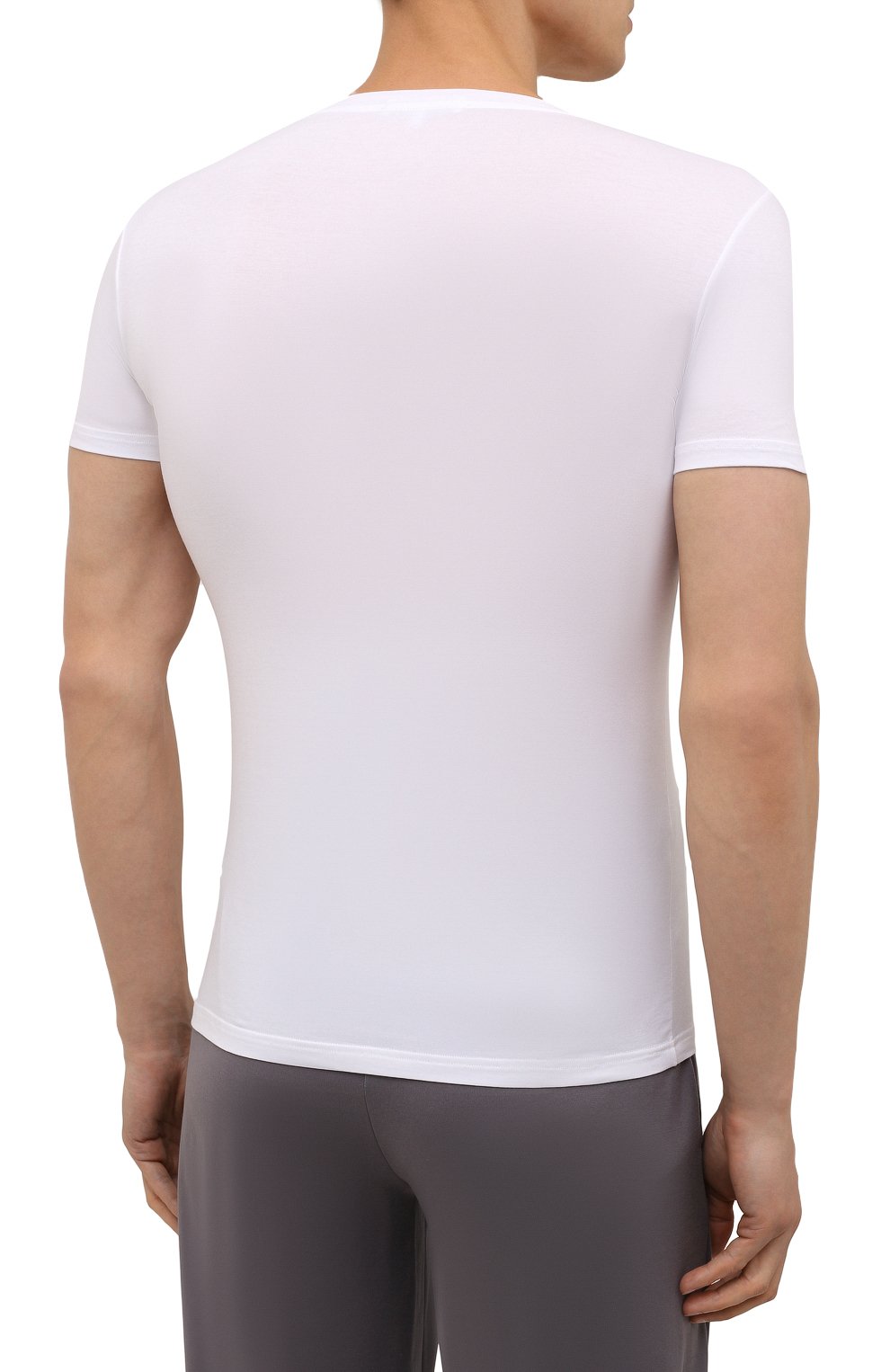 Хлопковая футболка ZEGNA, арт. N2M800050, фото 4