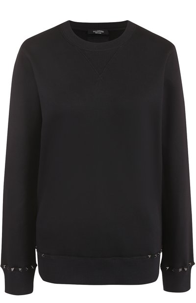 Свитшот прямого кроя с шипами VALENTINO, арт. NB3MF02A/2QL, фото 1