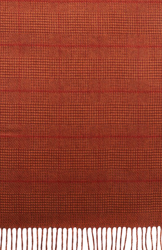 Шарф из шелка и кашемира Kiton D54751K0511F05 Оранжевый  D54751K0511F05 Фото 4